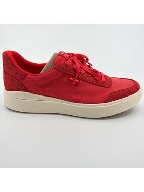 Kizik Prague 2 Womens Size 7D Red Athletic Running Hands Free Shoes Sneakers